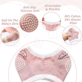 Baby Crawling Anti-Slip Knee pads (Pink)